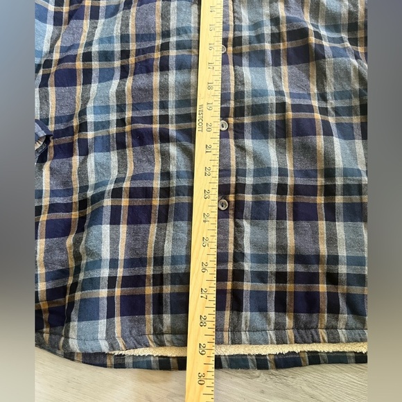 Carbon 2 Cobalt Sherpa Lined Flannel - Picture 5 of 10